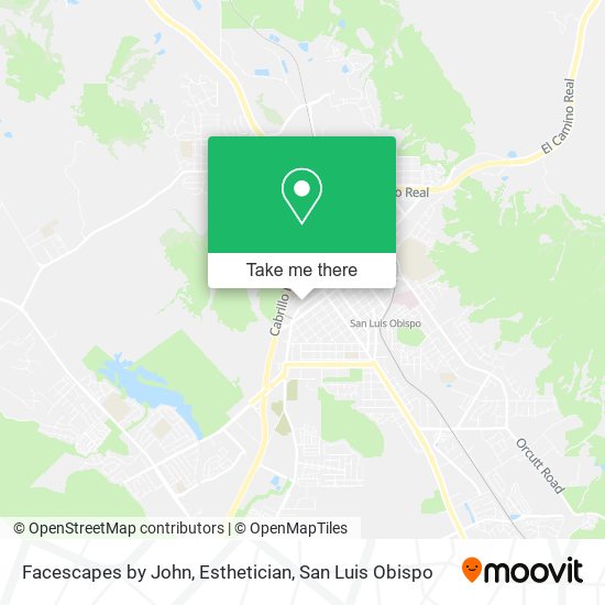 Facescapes by John, Esthetician map