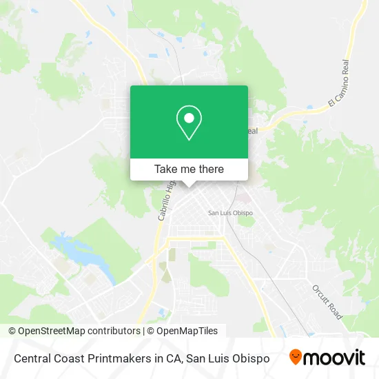 Mapa de Central Coast Printmakers in CA