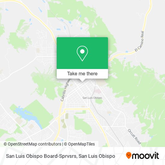 San Luis Obispo Board-Sprvsrs map