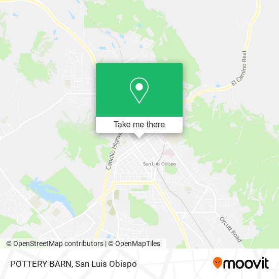 POTTERY BARN map