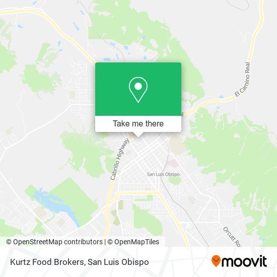 Kurtz Food Brokers map