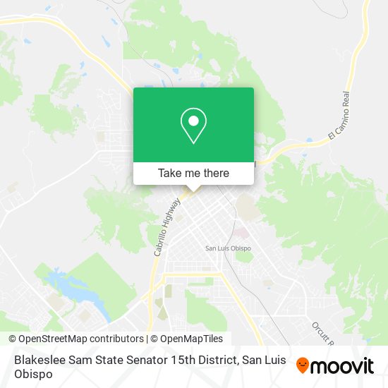 Blakeslee Sam State Senator 15th District map