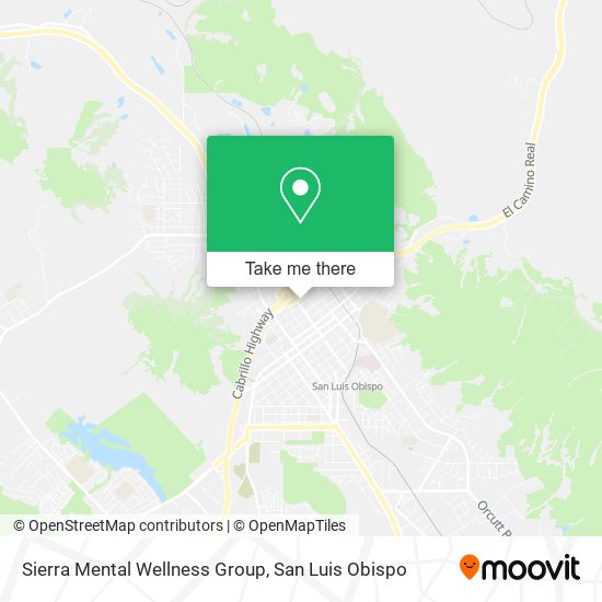 Mapa de Sierra Mental Wellness Group