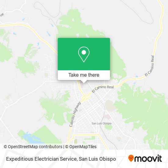 Expeditious Electrician Service map