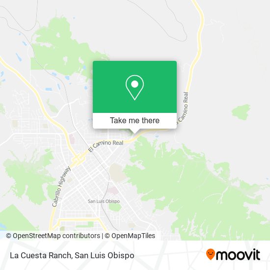 La Cuesta Ranch map