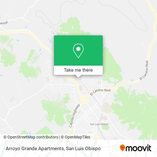 Arroyo Grande Apartments map