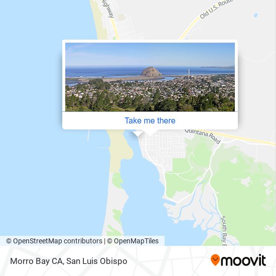 Morro Bay CA map
