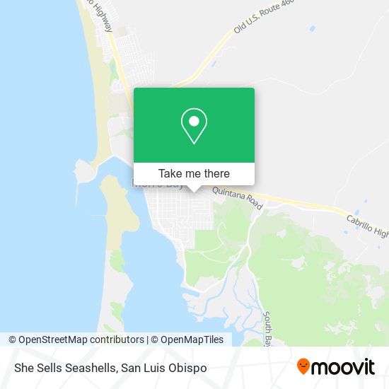 She Sells Seashells map