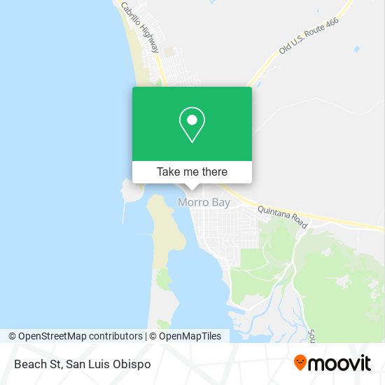 Mapa de Beach St