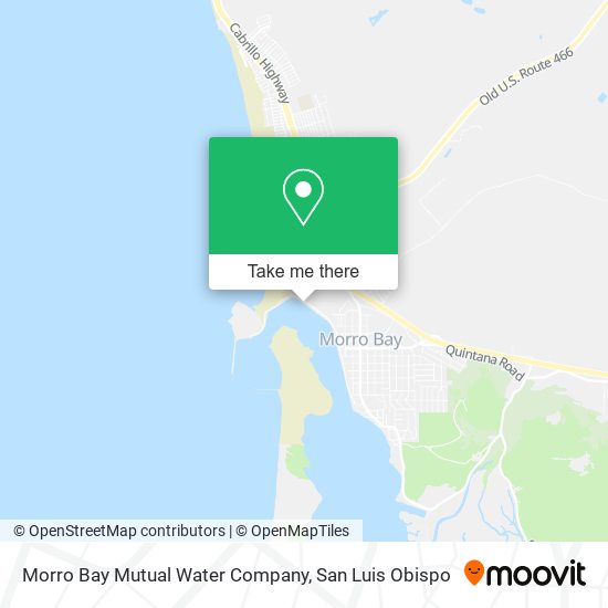 Mapa de Morro Bay Mutual Water Company