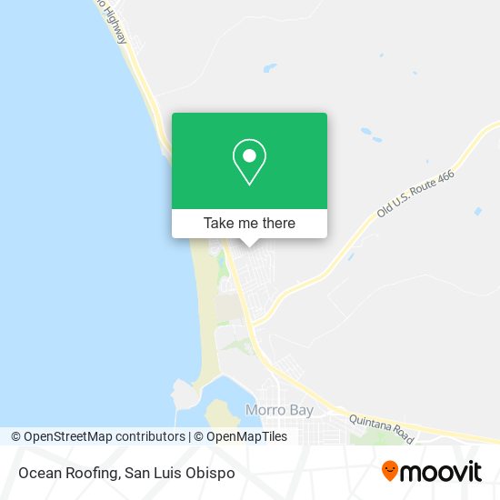 Ocean Roofing map