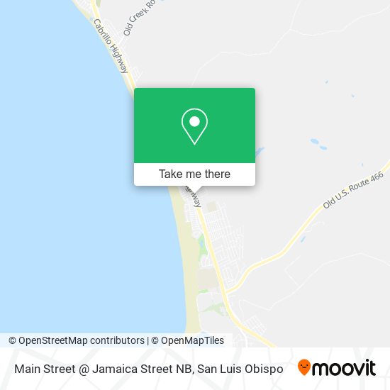 Main Street @ Jamaica Street NB map