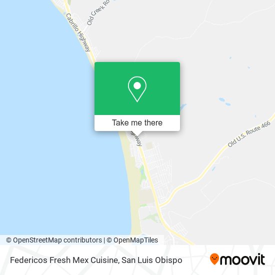 Federicos Fresh Mex Cuisine map
