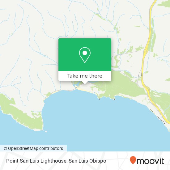 Point San Luis Lighthouse map