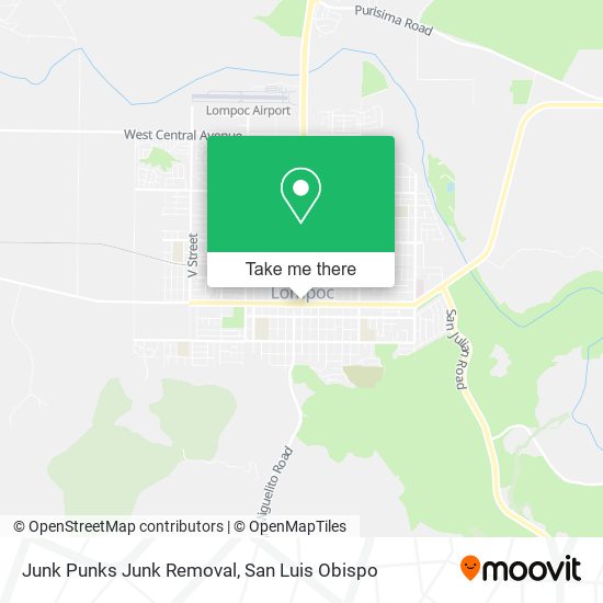 Junk Punks Junk Removal map