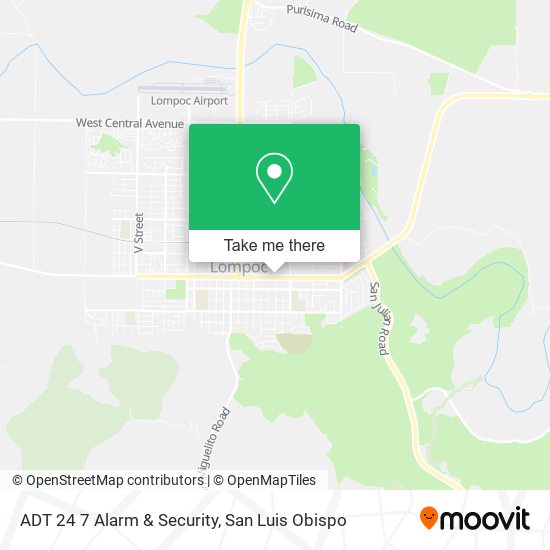 ADT 24 7 Alarm & Security map