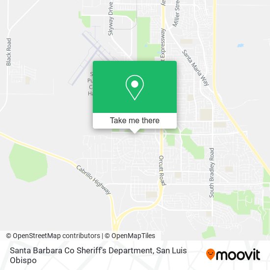 Santa Barbara Co Sheriff's Department map