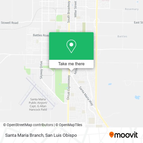 Mapa de Santa Maria Branch
