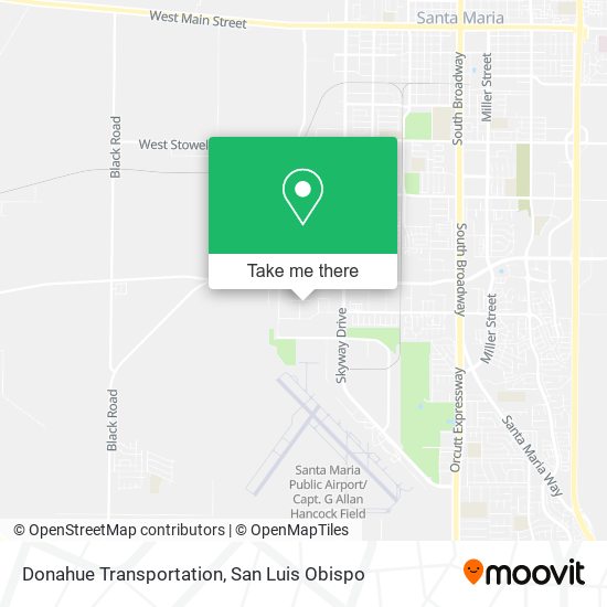 Donahue Transportation map