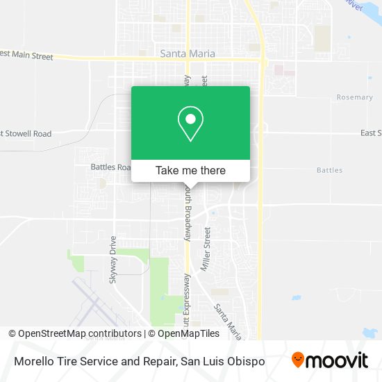 Mapa de Morello Tire Service and Repair