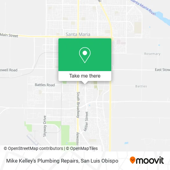 Mapa de Mike Kelley's Plumbing Repairs