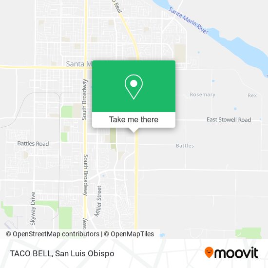 Mapa de TACO BELL