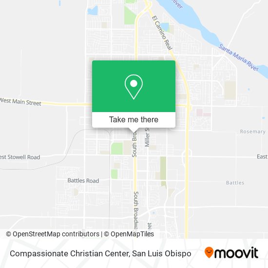 Compassionate Christian Center map