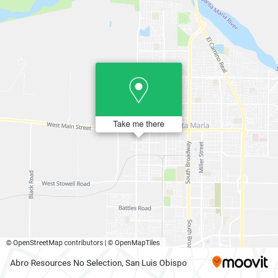 Mapa de Abro Resources No Selection