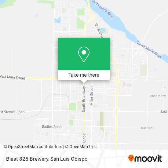 Blast 825 Brewery map