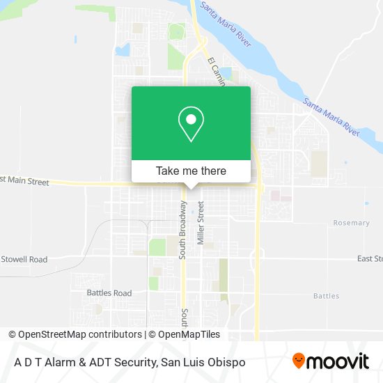 A D T Alarm & ADT Security map