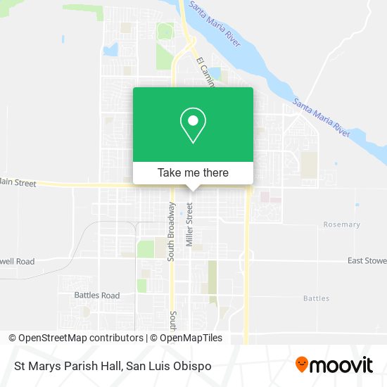 St Marys Parish Hall map