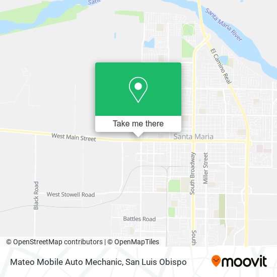 Mapa de Mateo Mobile Auto Mechanic