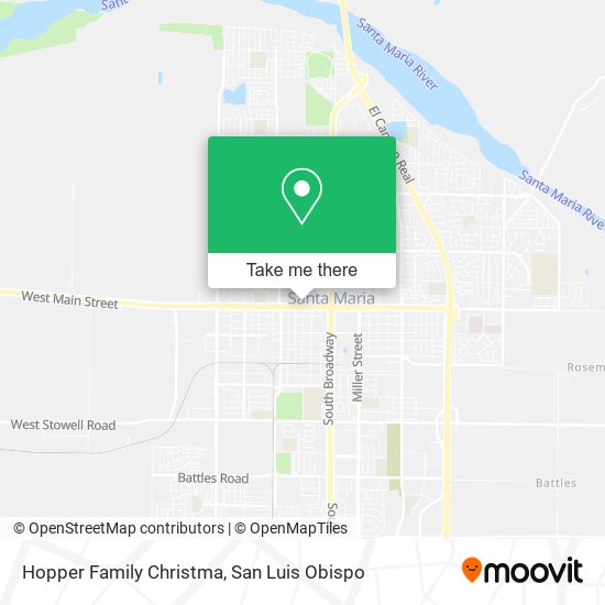 Hopper Family Christma map