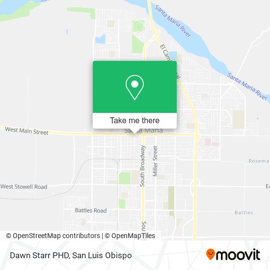 Mapa de Dawn Starr PHD