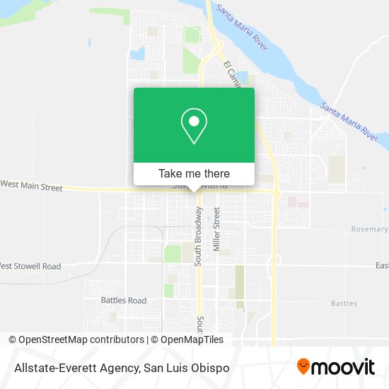 Allstate-Everett Agency map