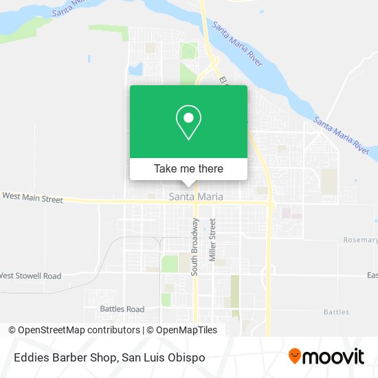 Eddies Barber Shop map