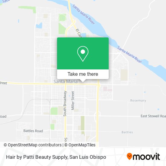 Hair by Patti Beauty Supply map