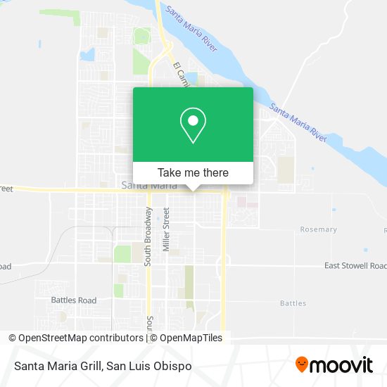 Santa Maria Grill map