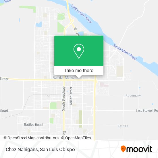Chez Nanigans map