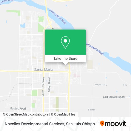 Novelles Developmental Services map