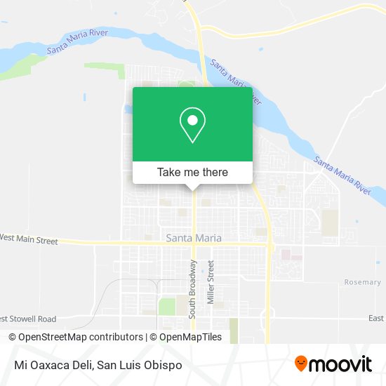 Mapa de Mi Oaxaca Deli