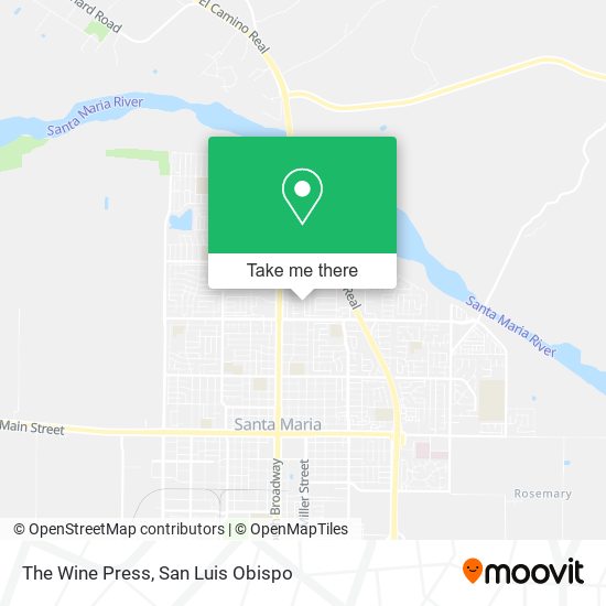 The Wine Press map