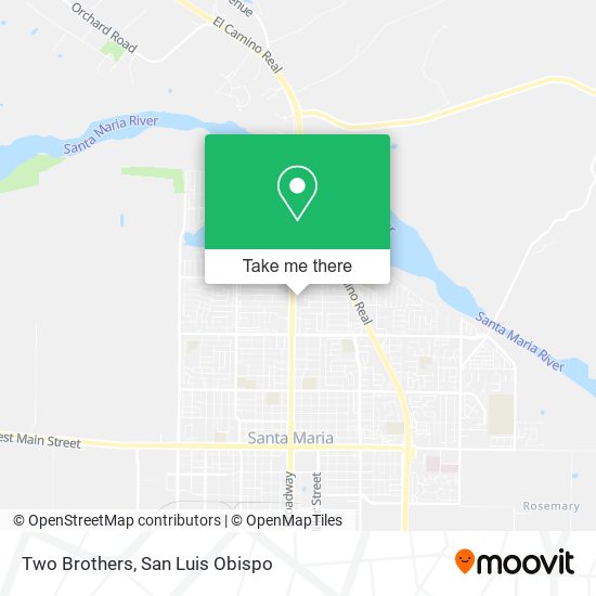 Two Brothers map