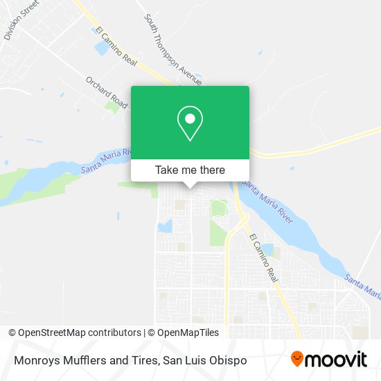 Monroys Mufflers and Tires map