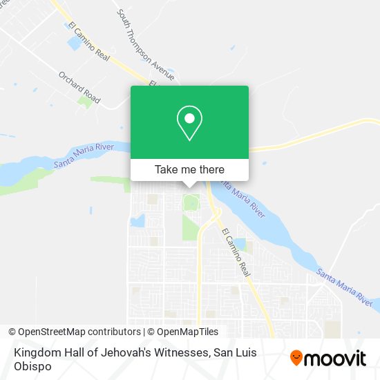Mapa de Kingdom Hall of Jehovah's Witnesses