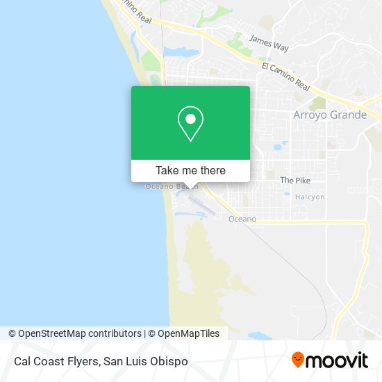 Cal Coast Flyers map