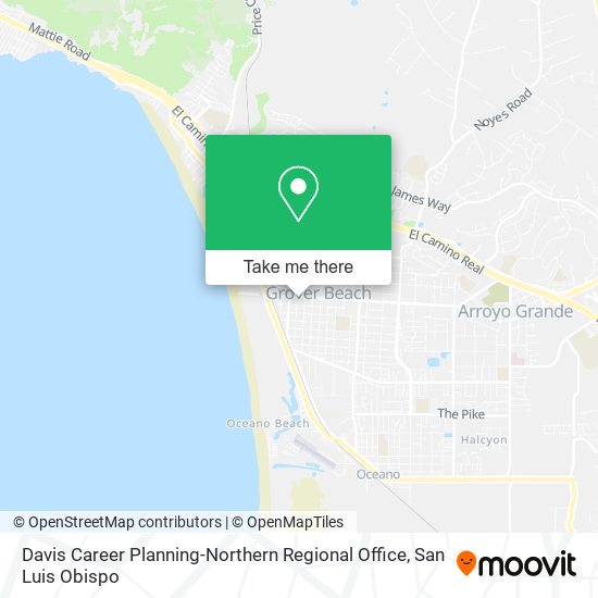 Mapa de Davis Career Planning-Northern Regional Office