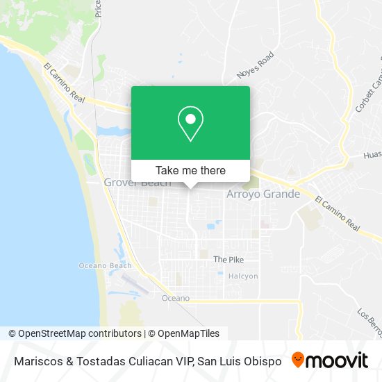 Mariscos & Tostadas Culiacan VIP map