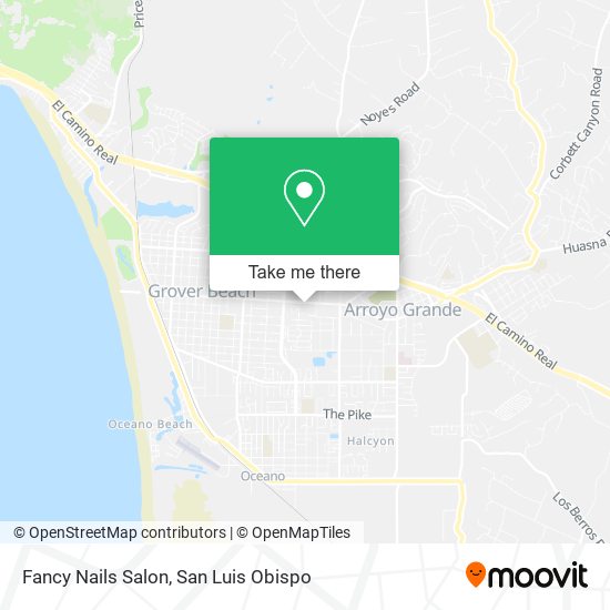 Fancy Nails Salon map