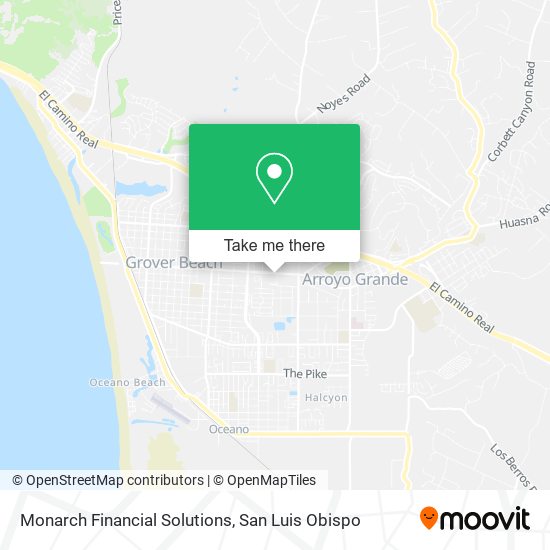 Monarch Financial Solutions map